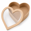 Caja Con Mica Corazon 28X8cm