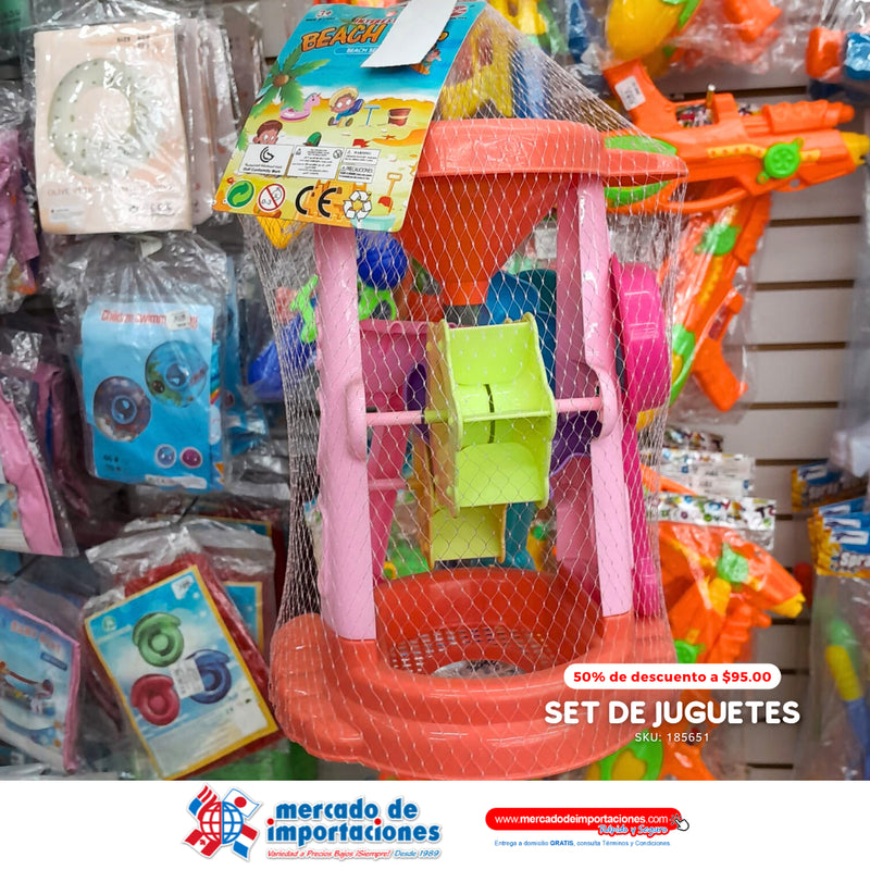 SET DE JUGUETE PARA PLAYA-J3529
