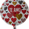 Globo 18H Te Amo Corazones Textura