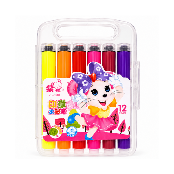 Plumines Con Sello 12Pz-Exp632