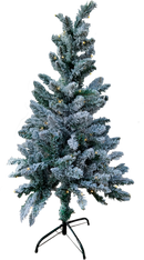 ARBOL NAVIDEÑO NEVADO CON LUZ 120CM-23M0563/120