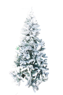 ARBOL NAVIDEÑO NEVADO CON LUZ 180CM-23M0563/180