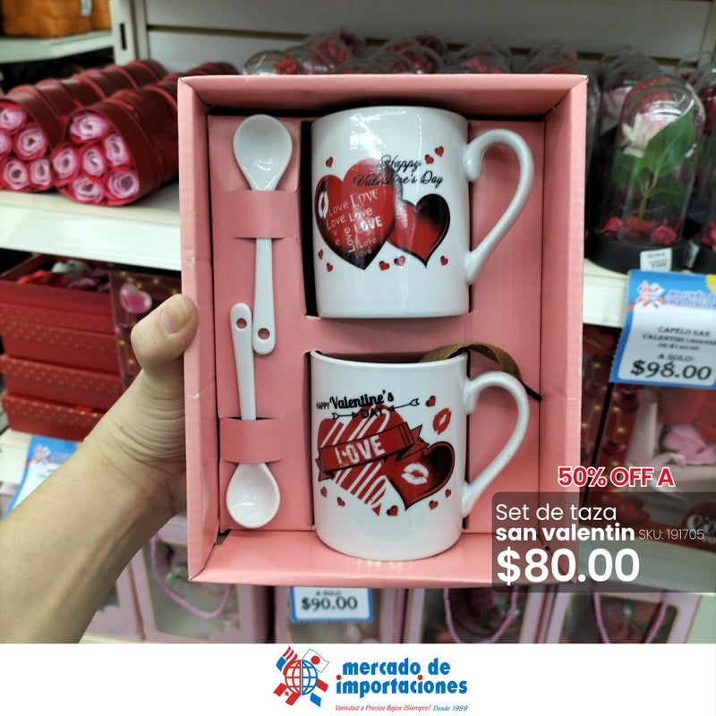 Set Taza San Valentin-H-173