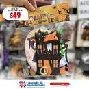 LETRERO COLGANTE SUAJADO HAPPY HALLOWEEN-HON2335