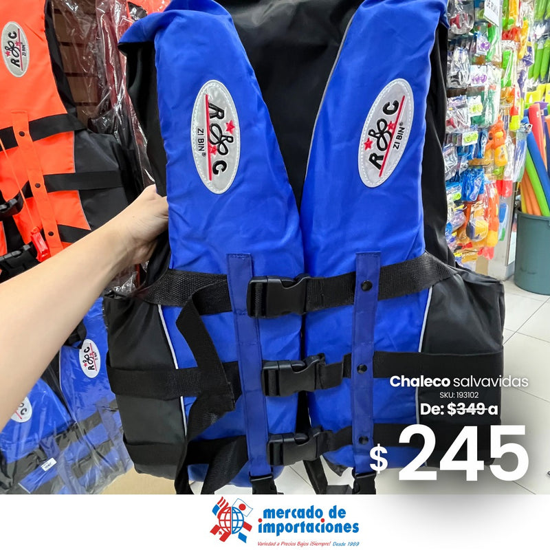 CHALECO SALVAVIDAS TALLA XL-CF-2342