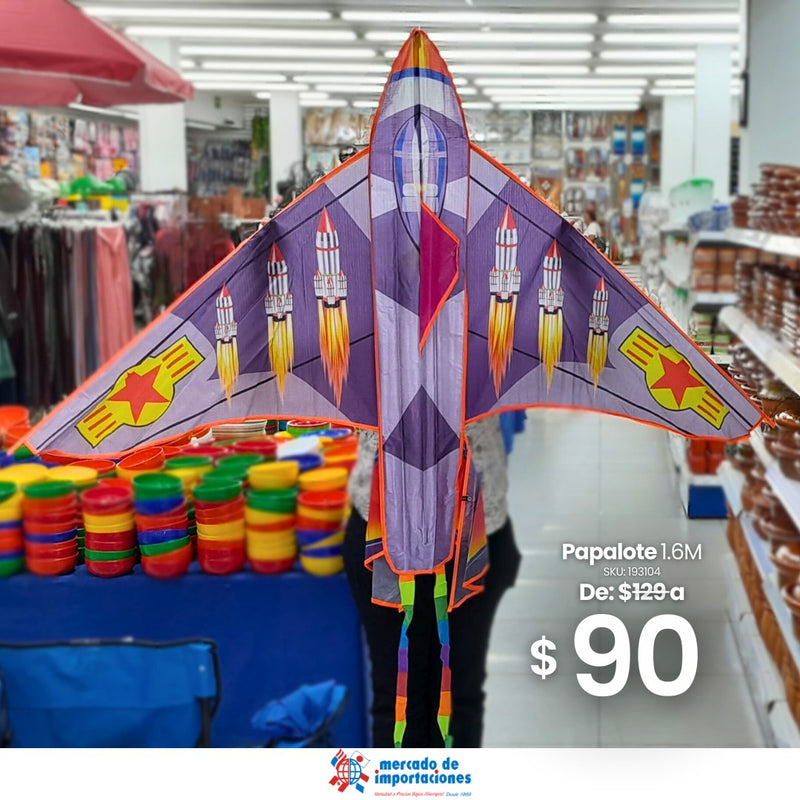 PAPALOTE AVION MORADO 1.6M-CF-2375