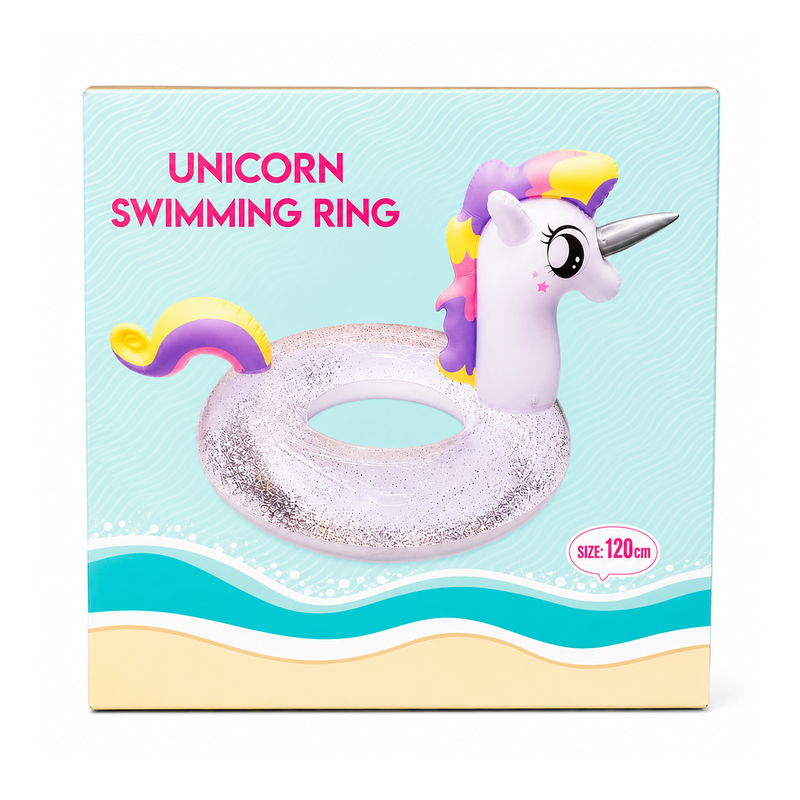 Dona Inflable Unicornio 120Cm-Cf-2332