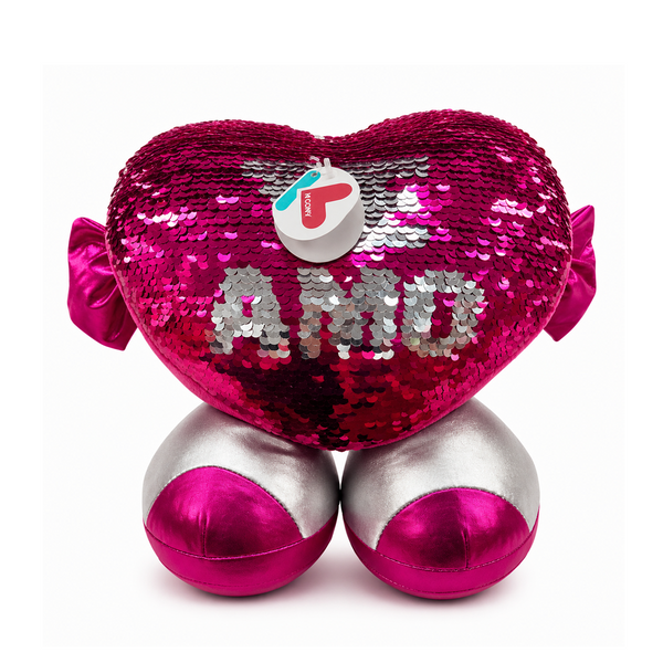 Cojin Corazon Lentejuela