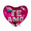Cojin Corazon Con Lentejuela