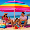 Sombrilla De Playa Colores Arcoiris 3Mts-H08-2