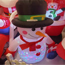 MUÑECO DE NIEVE INFLABLE, CON LUCES 1.2 M.-24M0706
