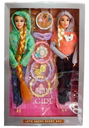 SET MUÑECA CON ACCESORIOS 2pz-