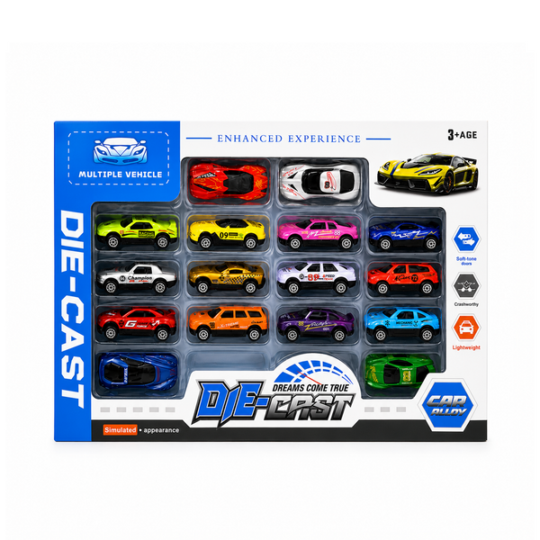 SET DE CARROS 16pz-#2A0306046