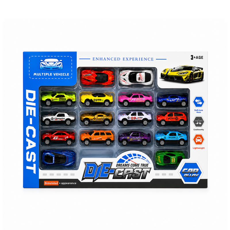 SET DE CARROS 16pz-#2A0306046