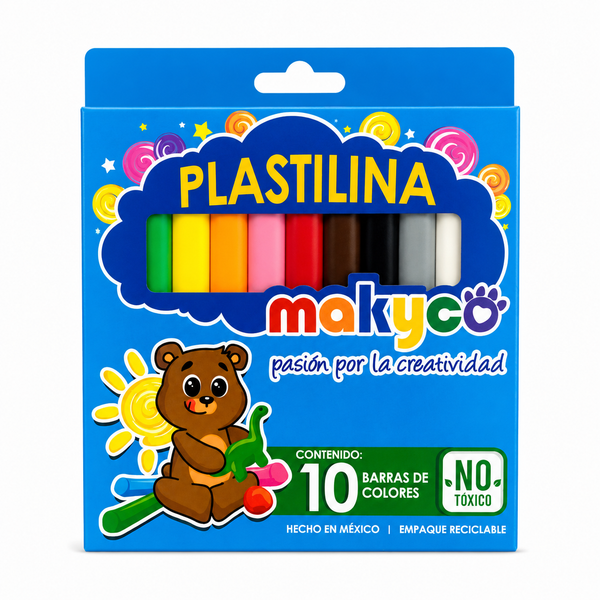 Plastilina Con 10 Barritas-#71037