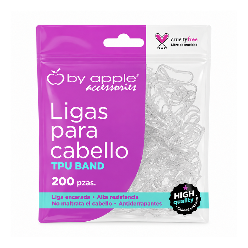 Bolsa De 200 Ligas Latex By Apple Transparente-#65525