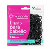 Bolsa De 250 Ligas De Hule Negra-#65533