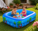 Alberca Inflable Rect 130X95x55cm-Lu-243404