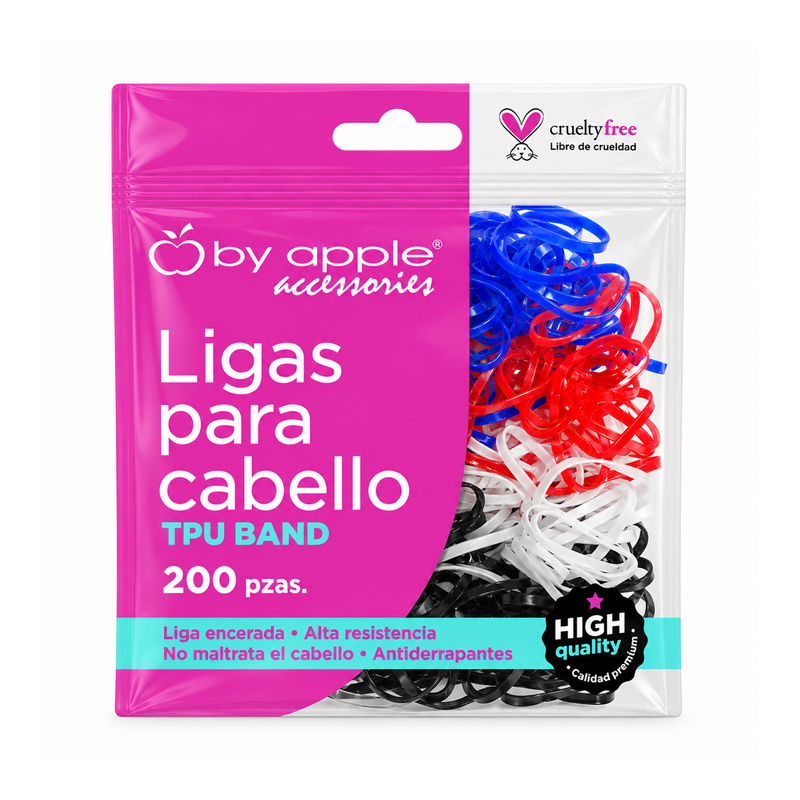 Bolsa De 200 Ligas Latex By Apple Escolar-#65529