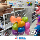 HUEVOS DE PLASTICO COLORES SURTIDOS-