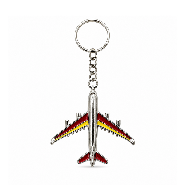 LLAVERO AVION DE METAL 9cm-F1397