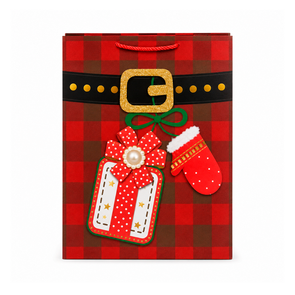 Bolsa De Regalo Navideña Grande-25M1659-L