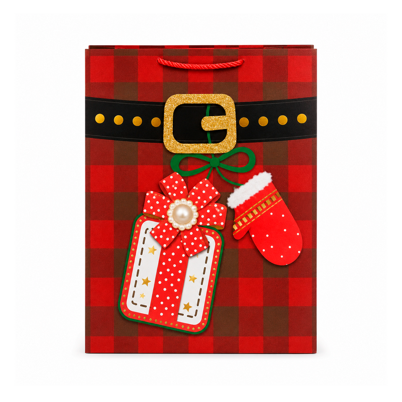 Bolsa De Regalo Navideña Grande-25M1659-L