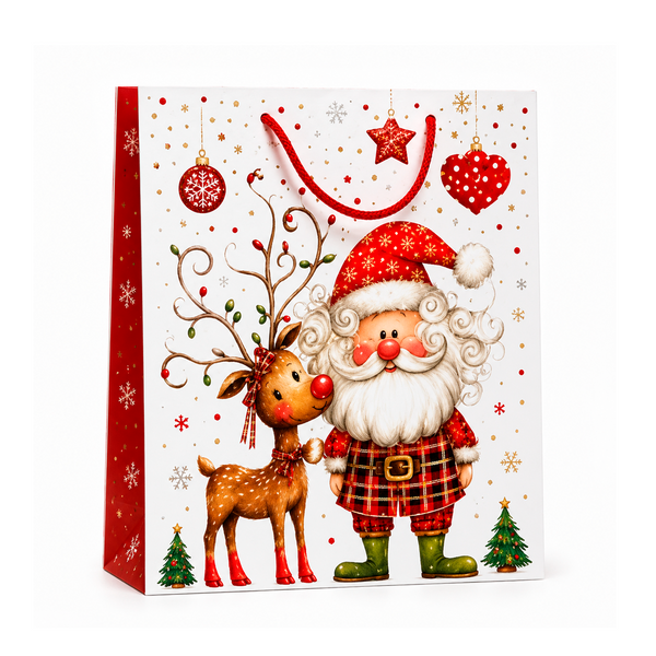 Bolsa De Regalo Navideña Grande-25M1660-L