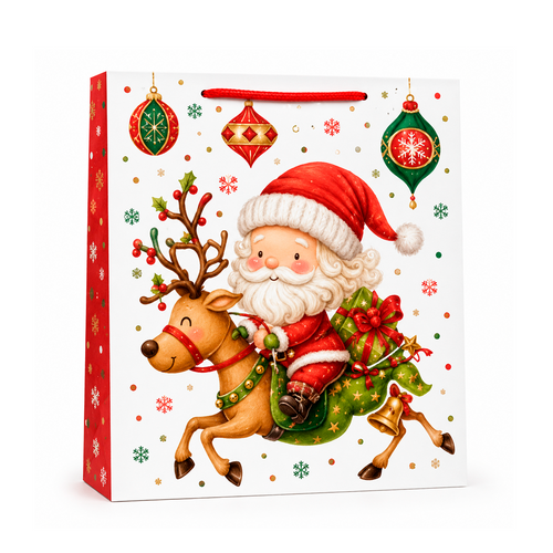 Bolsa De Regalo Navideña Grande-25M1660-L