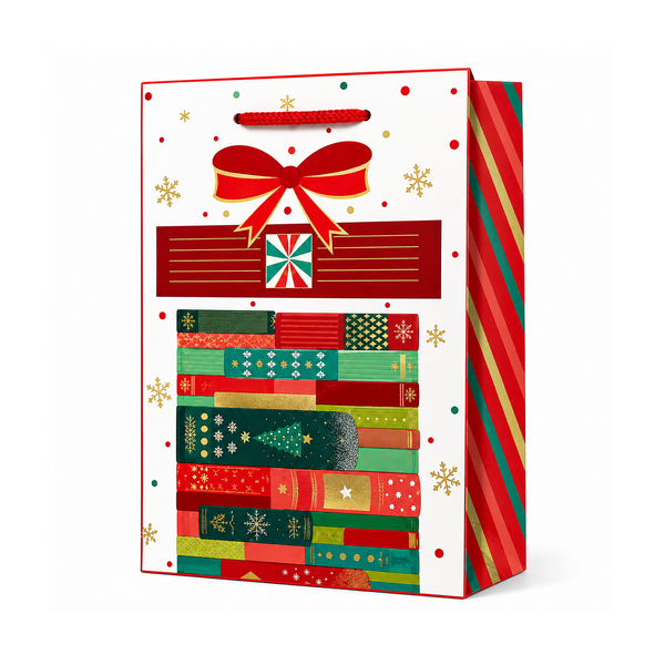 Bolsa De Regalo Navideña Grande-25M1663-L