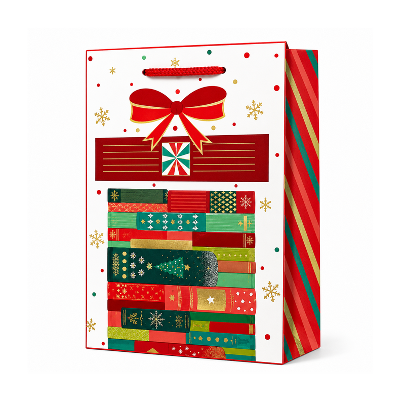 Bolsa De Regalo Navideña Grande-25M1663-L