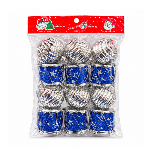 Set De 12 Colgantes De Navidad-25M1489
