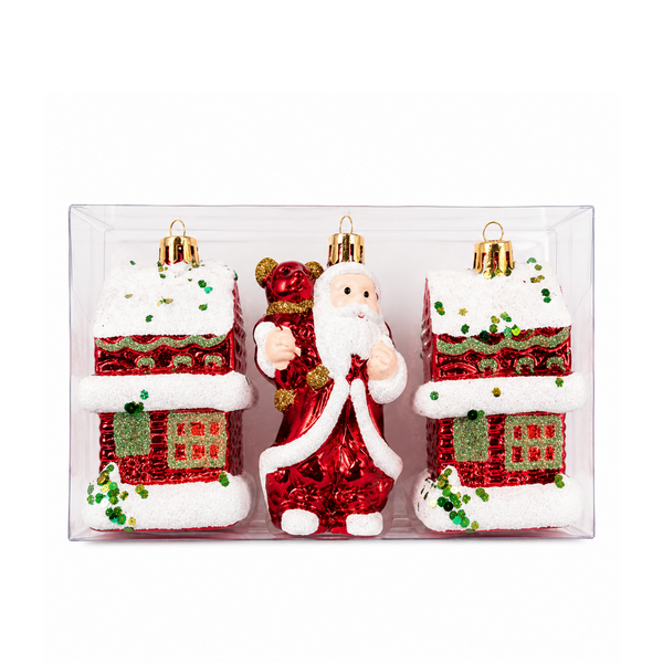 Set De 3 Adornos De Navidad-25M1562