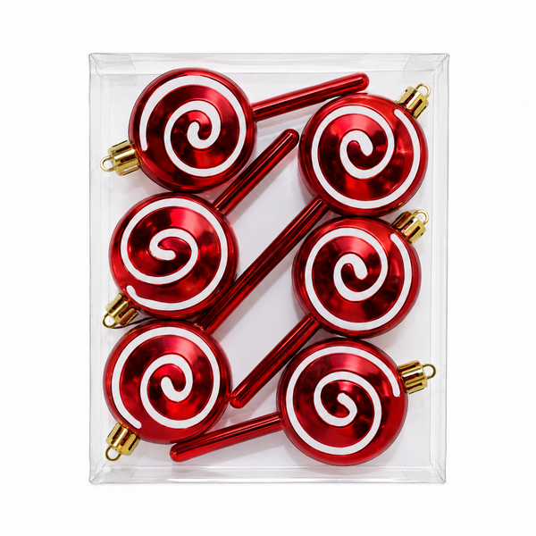 Set De 6 Dulces Navideños 10Cm-25M1460