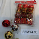 SET DE 12 ADORNOS MIXTOS COLGANTES-25M1476