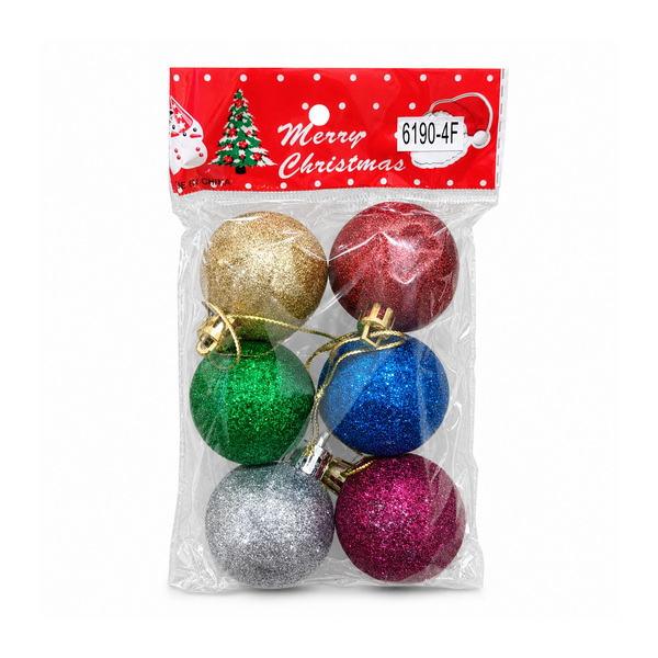Set De 6 Esféras De 6Cm-25M1398