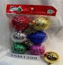 SET DE 6 ESFÉRAS DE 6CM-25M1398