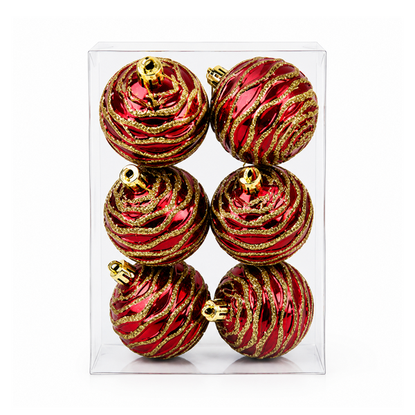 Set De 6 Esféras De 6Cm-25M1415