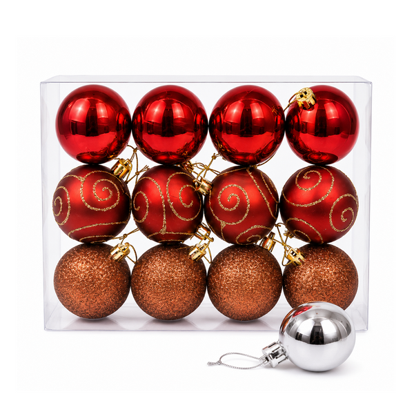 Set De 12 Esféras De 6Cm-25M1442