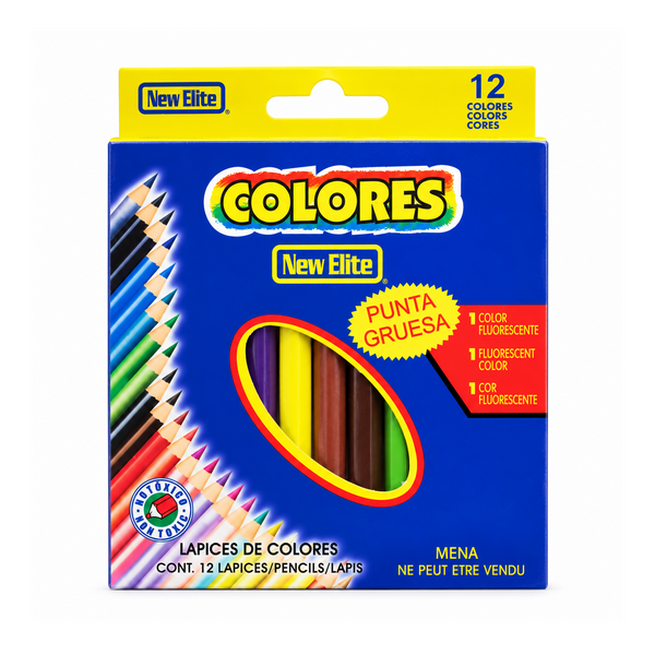 Colores Cortos De Madera-X-96
