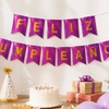 Banderin Feliz Cumpleaños Lila
