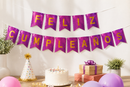 Banderin Feliz Cumpleaños Lila