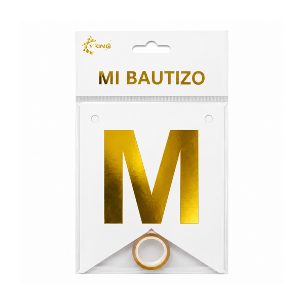Letrero Mi Bautizo Liso-Hw-232