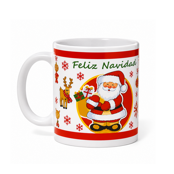 Taza De Ceramica Navideña 350Ml-Sd-1008
