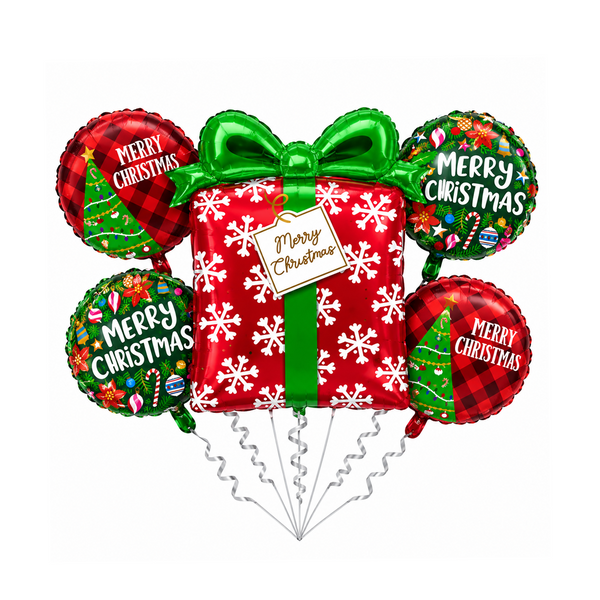 Set Globo Navideño Copos