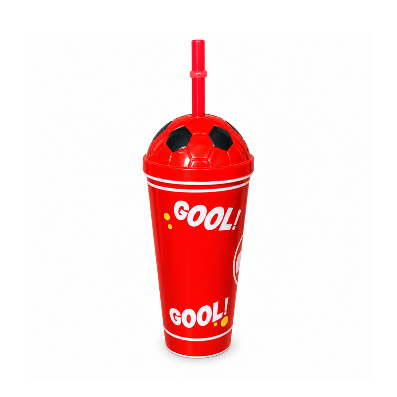 Vaso Con Tapa Y Popote De Plastico-Ad-0575-1