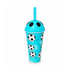 Vaso Con Tapa Y Popote De Plastico-Ad-0575-1
