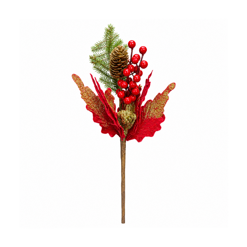 Flor Navideña 60Cm-Gf-1653