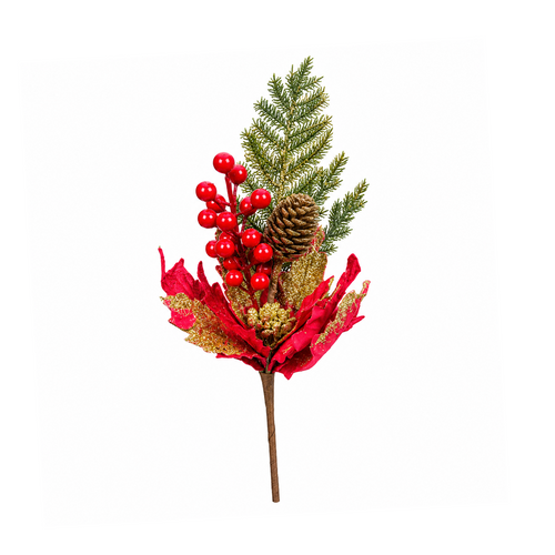 Flor Navideña 60Cm-Gf-1653