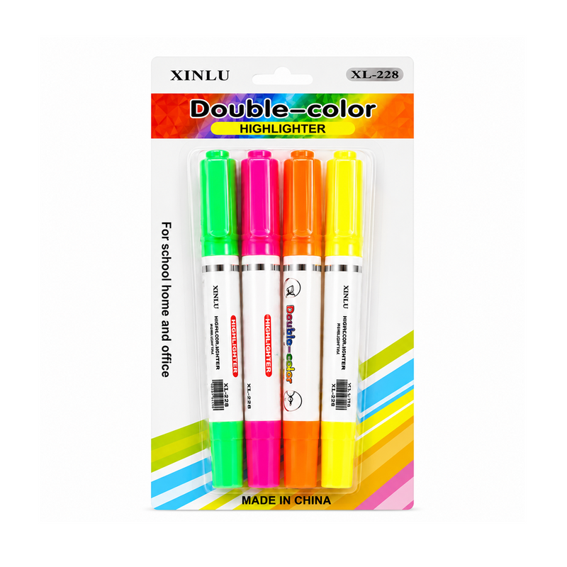 Marcatextos Doble Punta 4Pz-Xl-228